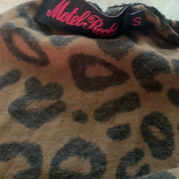 ***SOLD*** MOTEL ROCKS LEOPARD BODYSUIT - Picture 6 of 7
